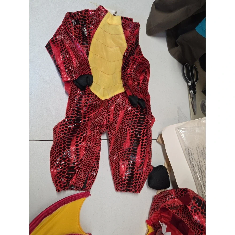 Sppoktacular Creations Baby Red Dragon Costume 6-12 Months New In Bag